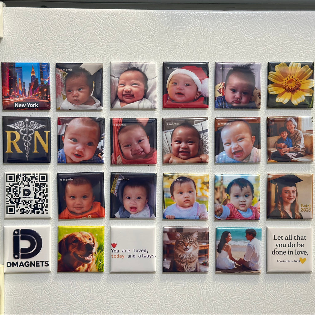 36 pieces of photo magnets