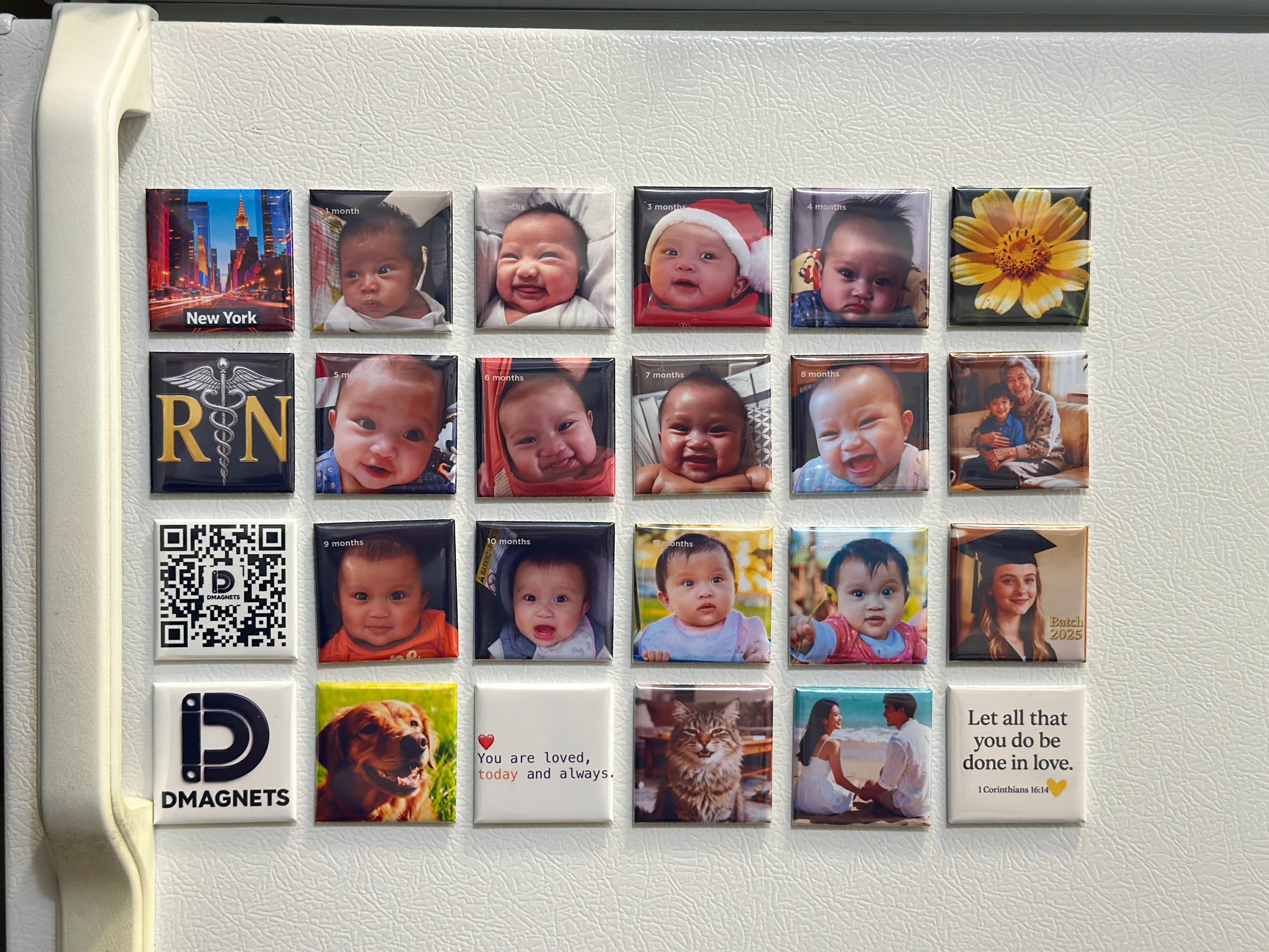 1 piece photo magnet